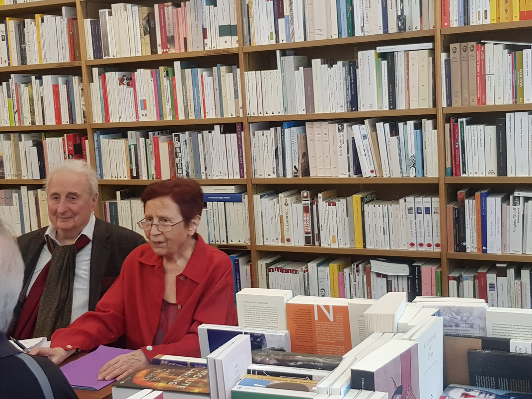 Michel et Geneviève Haag à la signature du livre de Geneviève Haag